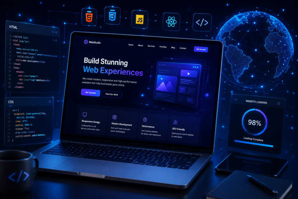 Web Development for modern websites